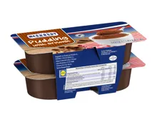 Pudding mit Brownie