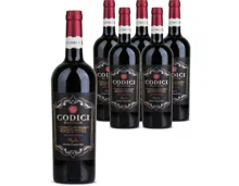 Puglia IGT Primitivo Masserie Codici 6x 75cl (2025) – Rotwein, Italien (0.75l)