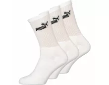 Puma Sportsocken, 3 Paar 35-38, weiss