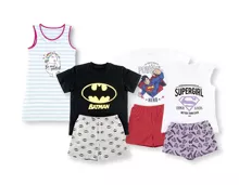PUMMEL EINHORN/BATMAN/SUPERMAN/SUPERGIRL Bio-Kinder-Pyjama