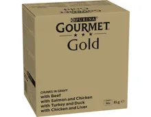 Purina Gourmet Gold Zarte Häppchen in Sauce 96 x 85 g
