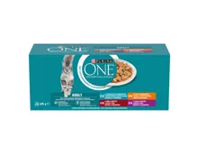 Purina ONE Nassfutter Fleisch & Fisch 40x85g