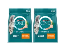 Purina ONE Trocken-Katzenfutter Adult Huhn & Getreide 2x 3000g