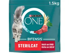 Purina ONE Trocken-Katzenfutter Sterilcat Rind & Weizen