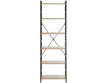 Regal Cori Wildeiche Furnier 60 x 184 x 34 cm