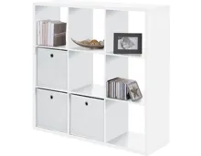 Regal Max Dekor 107 x 107 x 33 cm weiss