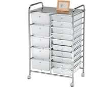 Regal Saar Metall chromfarben 64 x 98 x 39 cm
