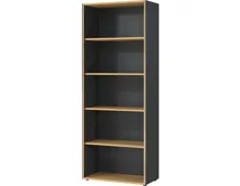 Regal Vito Dekor Eiche/Graphit-Optik 75 x 196 x 40 cm