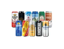 Regionale Biere ausgesuchte Sorten (in der jeweiligen Region erhältlich)