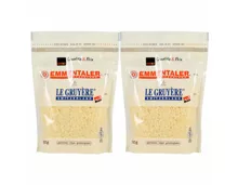 Reibkäse Emmentaler & Gruyère 2x 250g