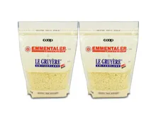 Reibkäse Emmentaler & Gruyère 2x 250g