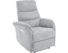 Relaxsessel Velare Microfaser grau, elektrische Relaxfunktion