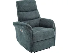 Relaxsessel Velare Microfaser petrol, elektrische Relaxfunktion