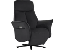 Relaxsessel Veluto Velvet anthrazit, elektrische Relaxfunktion