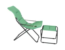 Relaxstuhl Sanremo mit Hocker, oliv