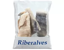 Riberalves Bacalaoportionen, MSC, aus Wildfang, Nordostatlantik, tiefgekühlt, 2 x 1 kg