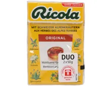 Ricola Bonbons Kräuter ohne Zuckerzusatz 2x50g