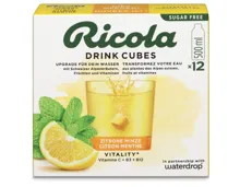 Ricola Drink Cubes Zitronen Minze 12St