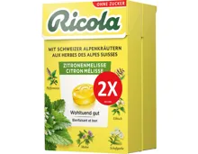 Ricola Zitronenmelisse ohne Zucker 2x50g