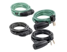 RIDE+GO Fahrrad-Spiralkabelschloss