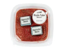 Rinds-Tatar frisch mit Appenzeller Butter