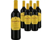 Rioja DOCa Tempranillo Campo Viejo 6x 75cl (2022) – Rotwein, Spanien (0.75l)