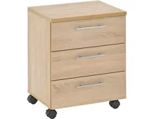 Rollcontainer Sven Dekor Eiche Sonoma 40 x 56 x 39 cm