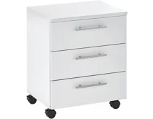 Rollcontainer Sven Dekor weiss 40 x 56 x 39 cm