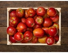 Rote Äpfel Braeburn