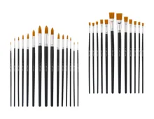 Rundpinsel-Set/Flachpinsel-Set