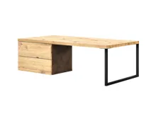 Salontisch Boba Dekor Eiche Artisan Rost 120 x 38 x 60 cm