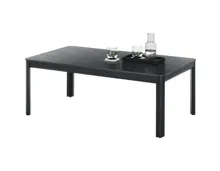 Salontisch Lenni eckig Keramik schwarz 120 x 45 x 70 cm