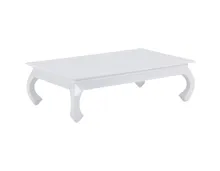 Salontisch Osaka Hochglanz MDF weiss 130 x 38 x 80 cm
