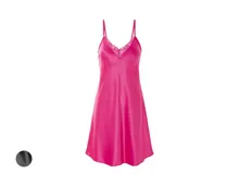 Satin-Nachthemd mit Spitze