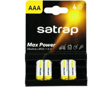 Satrap Batterien Aaa/Lr03 4 Stück