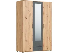 Schrank Bianca II, 3-türig, 137 x 201 cm artisan