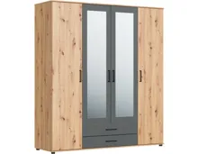 Schrank Bianca II, 4-türig, 182 x 201 cm artisan