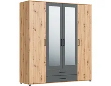 Schrank Bianca II, 4-türig, 182 x 201 cm artisan