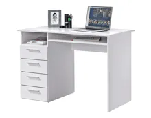 Schreibtisch David Dekor weiss 110 x 75 x 55 cm