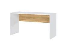 Schreibtisch Hasselt Dekor weiss/Eiche 140 x 75 x 60 cm