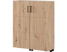 Schuhschrank Islay 92 x 113 cm Eiche