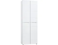 Schuhschrank Mailand Dekor weiss 68 x 194 x 35 cm