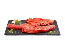 Schweinshals Steak gewürzt