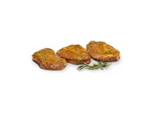Schweinshalssteak mariniert