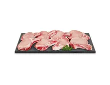 Schweinskoteletts 8 Stück ca. 1.2kg