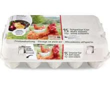 Schweizer Eier aus Freilandhaltung