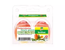 Schweizer Picknick Eier mit Aromat