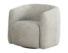 Sessel Alken, Stoff hellgrau, drehbar