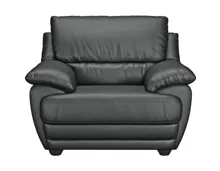 Sessel Nebolo Textilleder schwarz