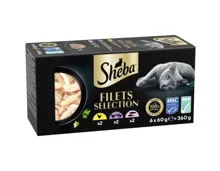 Sheba Filets Huhn Garnelen Lachs 6x60g